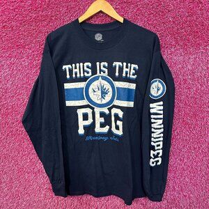 Winnipeg Jets This Is The Peg NHL Team Logo Long Sleeve L